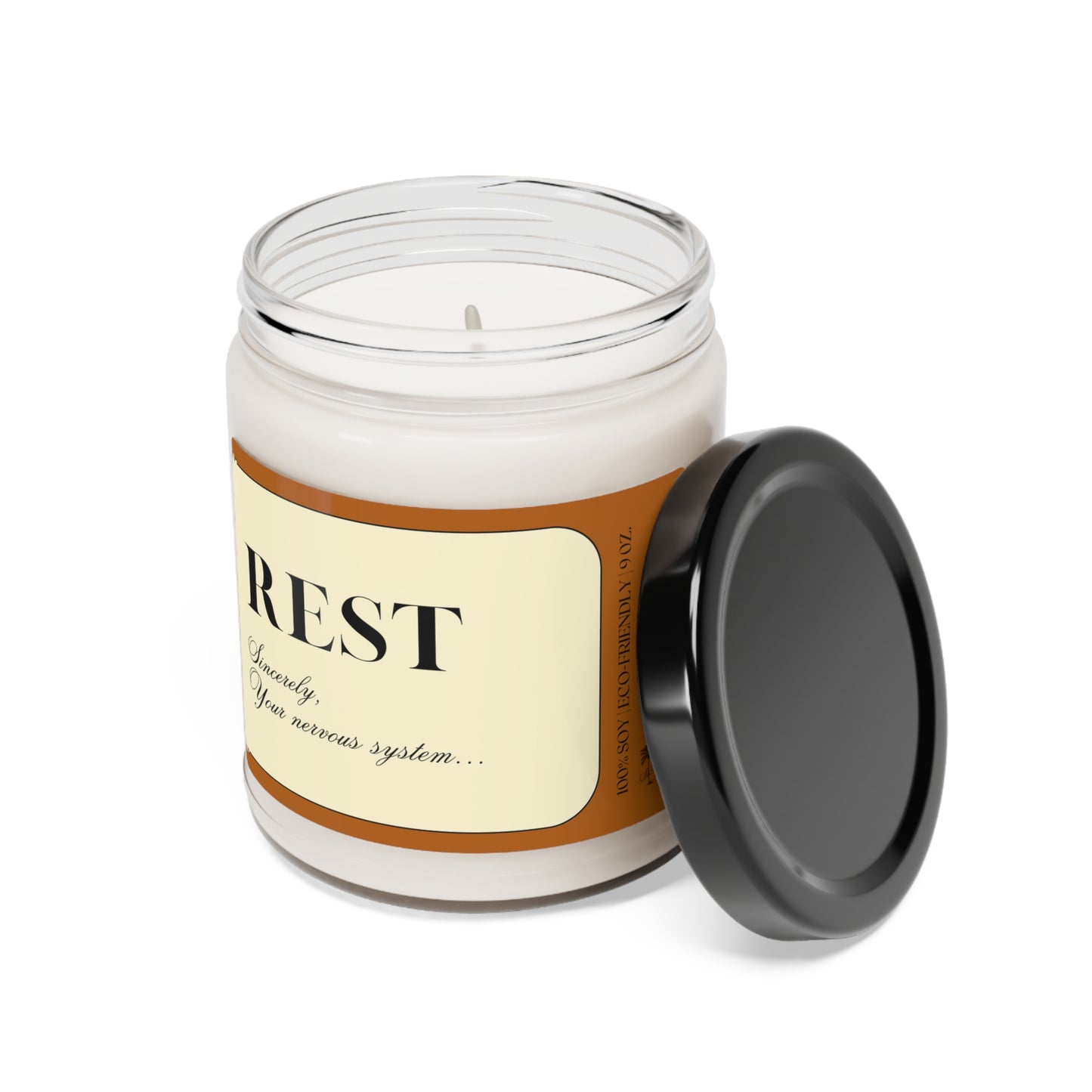 Rest Your Nervous System Soy Candle | Wellness Candle | Aromatherapy