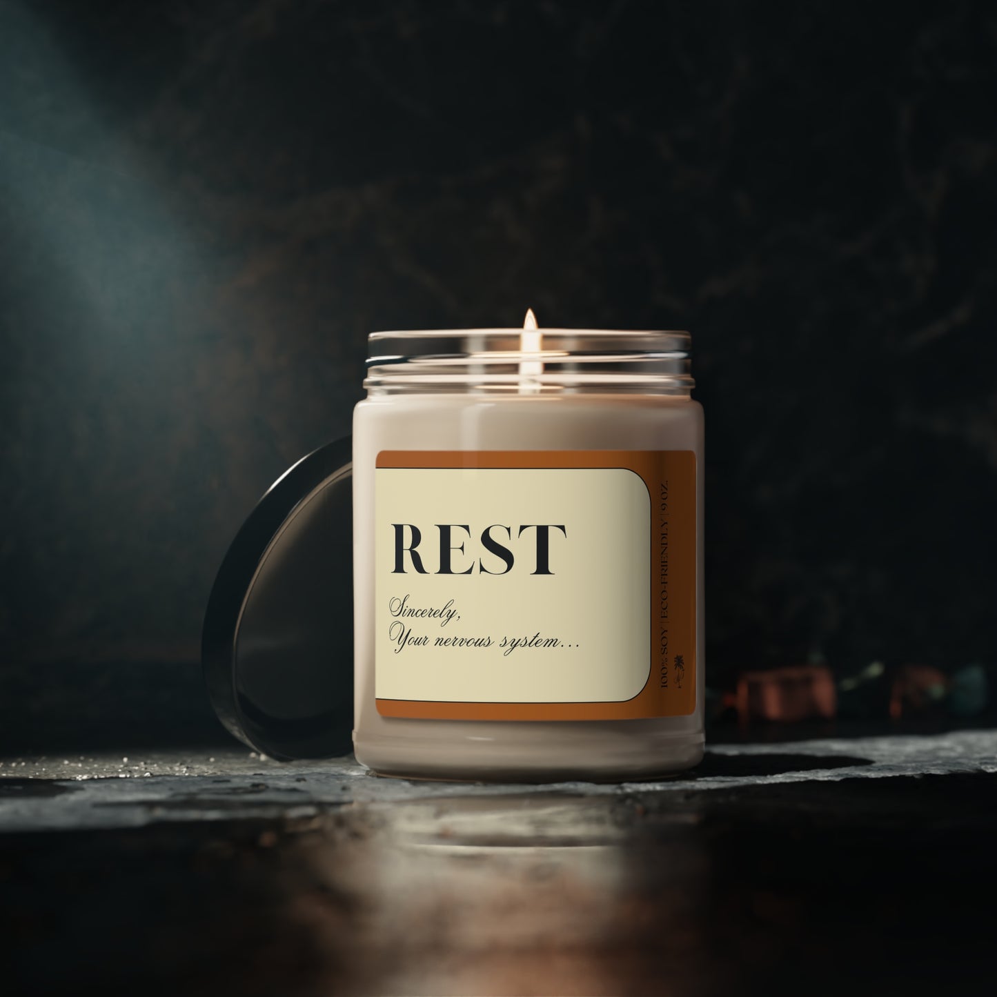 Rest Your Nervous System Soy Candle | Wellness Candle | Aromatherapy