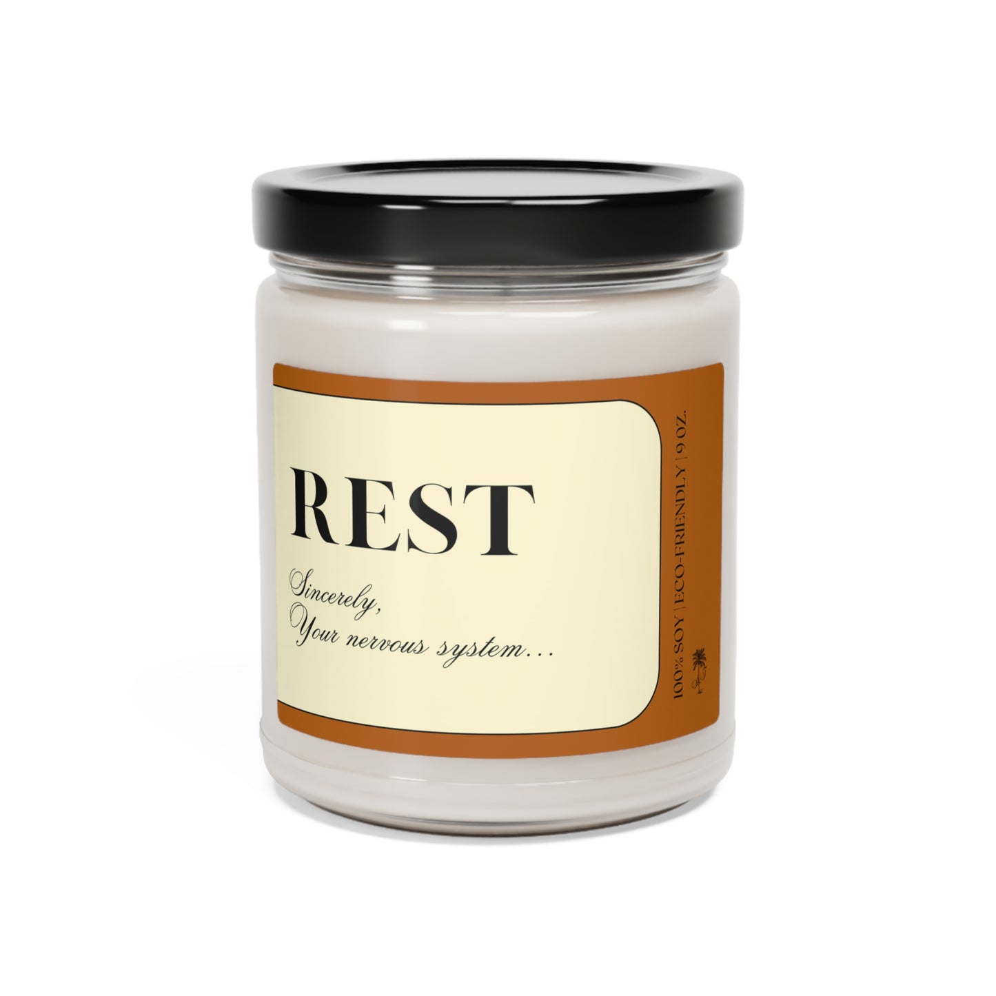 Rest Your Nervous System Soy Candle | Wellness Candle | Aromatherapy